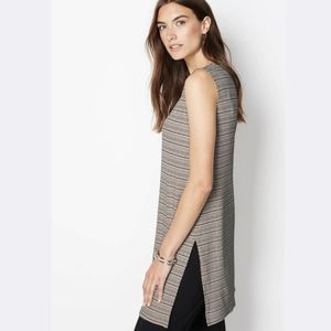 J. Jill Wearever Longline Ribbed Tunic Top